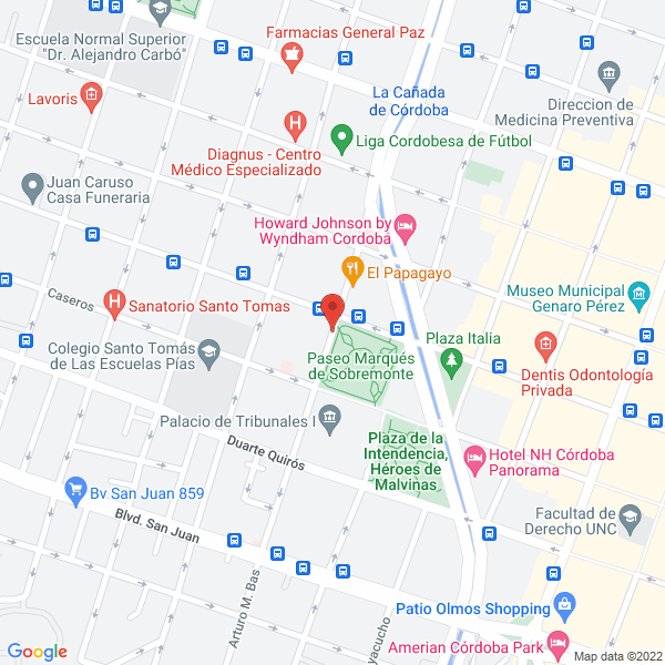 Map of Zavalia Fuster Inmobiliaria