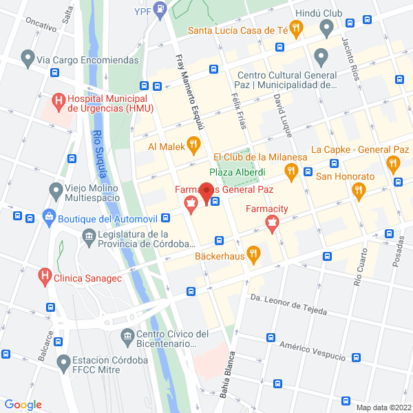 Map of Bea Agazzani - Inversiones Inmobiliarias