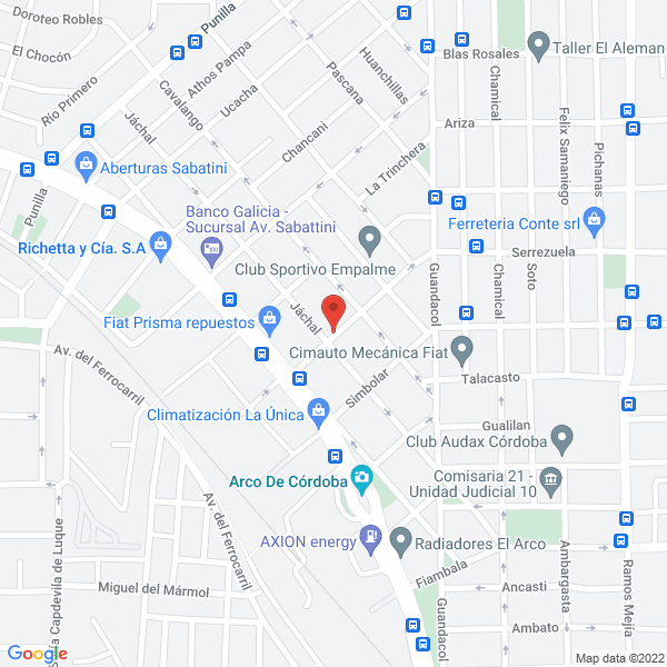 Map of Inmobiliaria Salerno Alicia