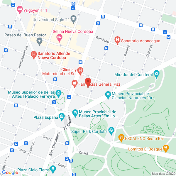 Map of J B Srur Servicios Inmobiliarios