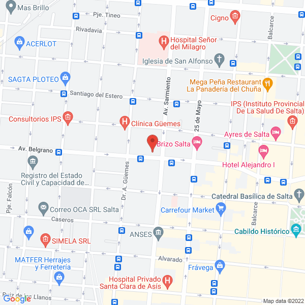 Map of Carpio