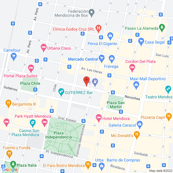 Map of Erb - Esteban Rodriguez Bohorquez Inmobiliaria