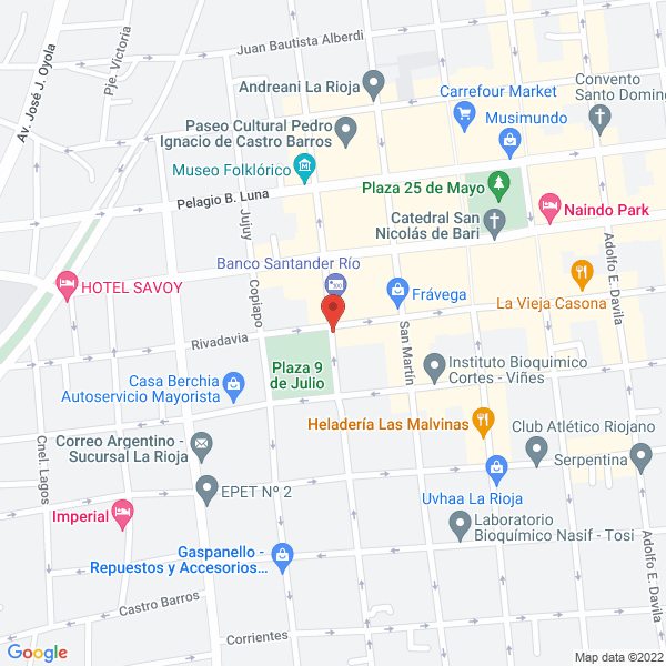 Map of Inmobiliaria Paola Lujan Servicios Inmobiliarios