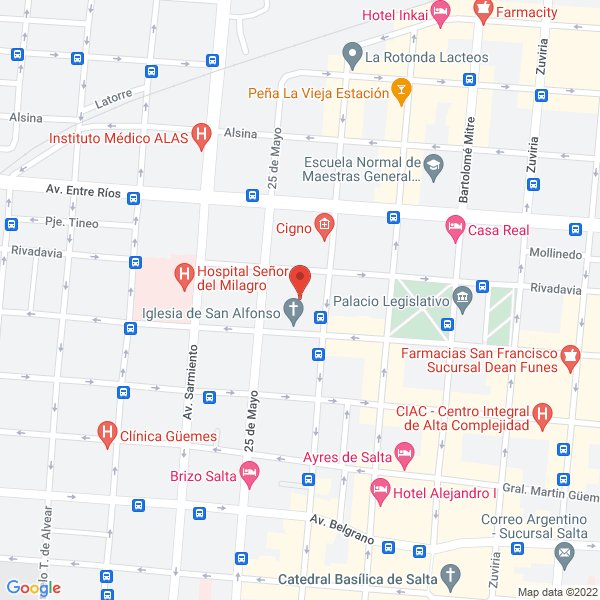 Map of Eduardo Rodriguez Gestion Inmobiliaria