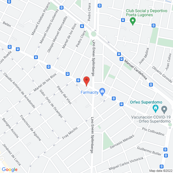 Map of Battioni Gimenez Mauricio Jose