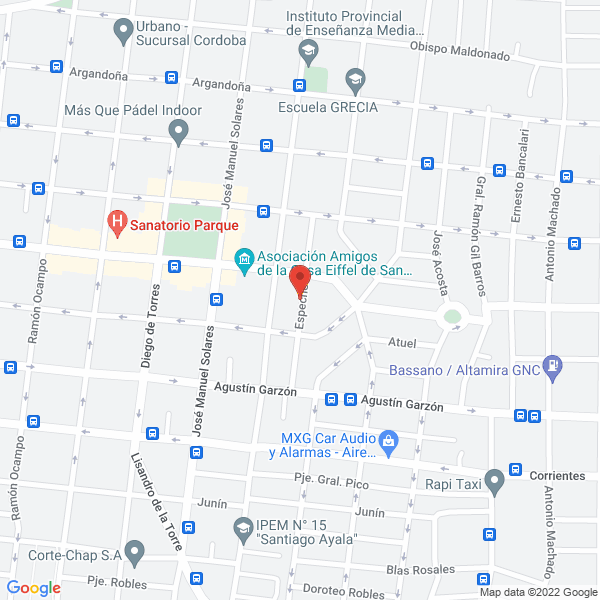 Map of San Jeronimo