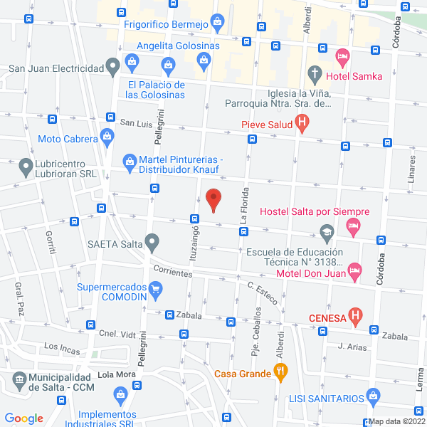 Map of Bienes Raices de Ana Rosa Gudiño Austerlitz