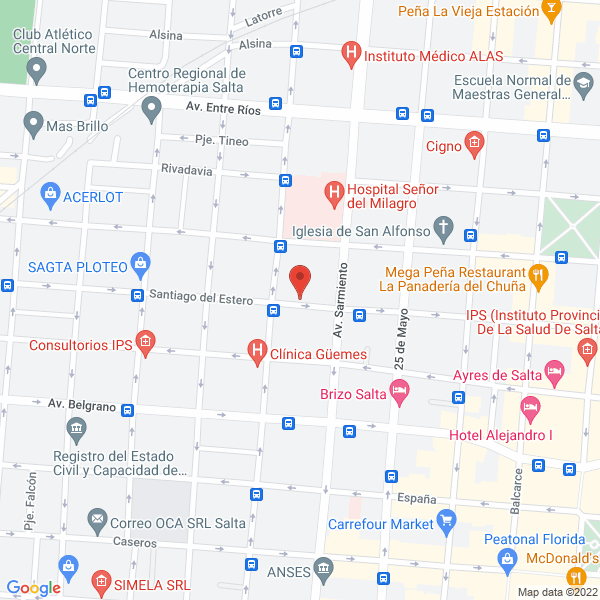 Map of Leonor Ramirez