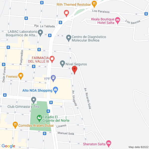 Map of Basalo Propiedades