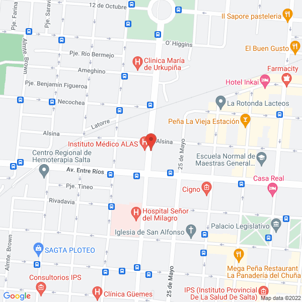 Map of Rapetti Julio a