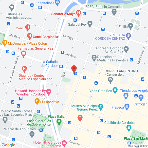 Map of Sosa Campos