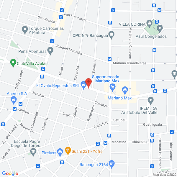 Map of Elio F Setzu