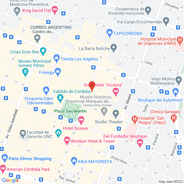 Map of Marcelo Briñon Propiedades