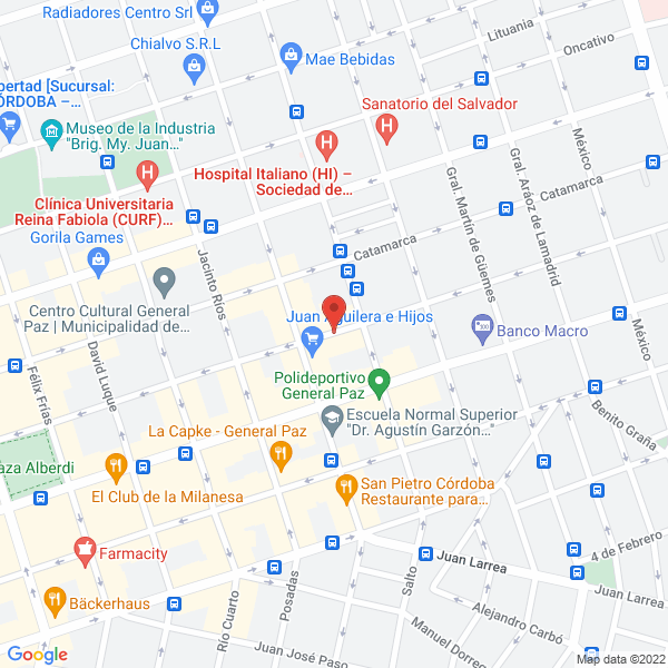 Map of Torres Inmobiliaria Bienes Raices