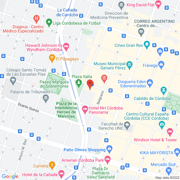 Map of Inmobiliaria Maer y Asoc