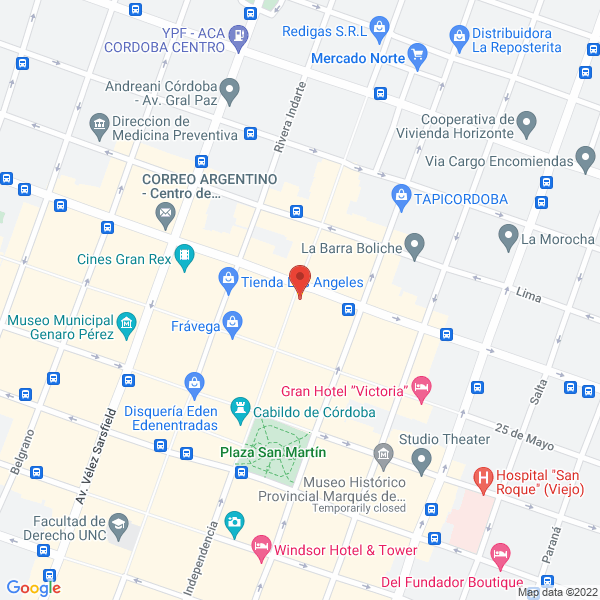 Map of Inmobiliaria Cordoba