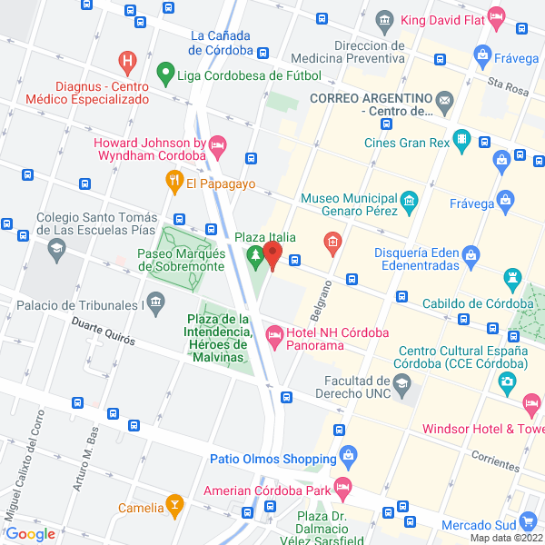 Map of Estudio Juridico Pregoni & Asociados