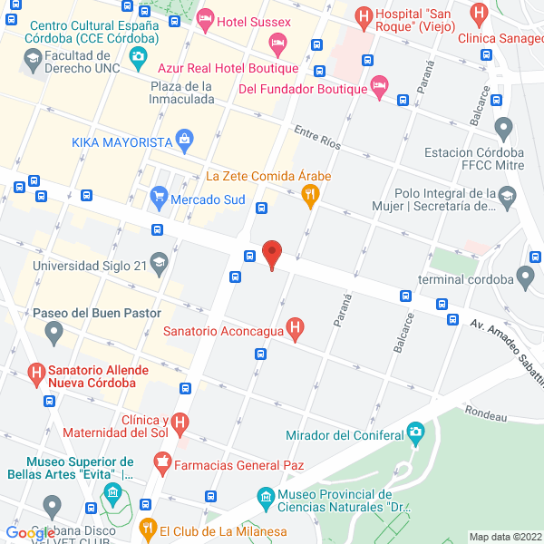 Map of Inmobiliaria Vilchez Oscar