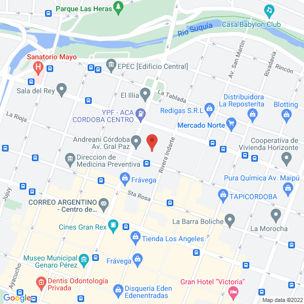 Map of Industrial los Pinos SA