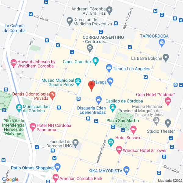 Map of Mora Claudio F