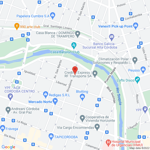 Map of Gazagne Ruben R