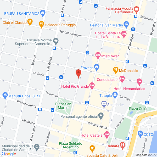 Map of Weidmann & Asociados