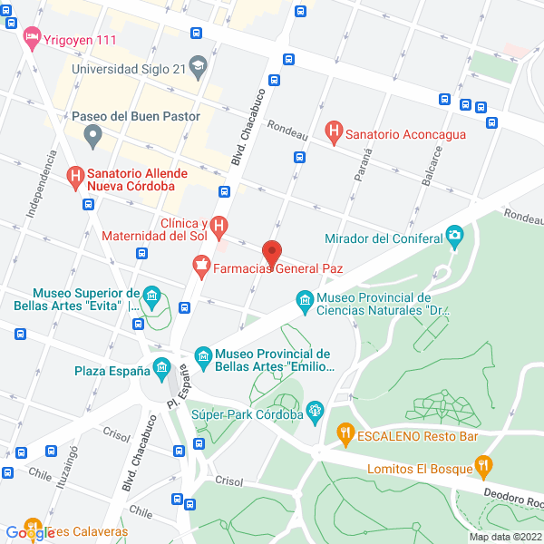 Map of Alagia Rodriguez de la Torre