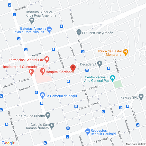 Map of Gentile y Asociados