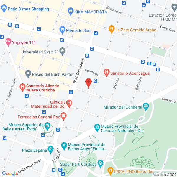 Map of Cabalen Propiedades