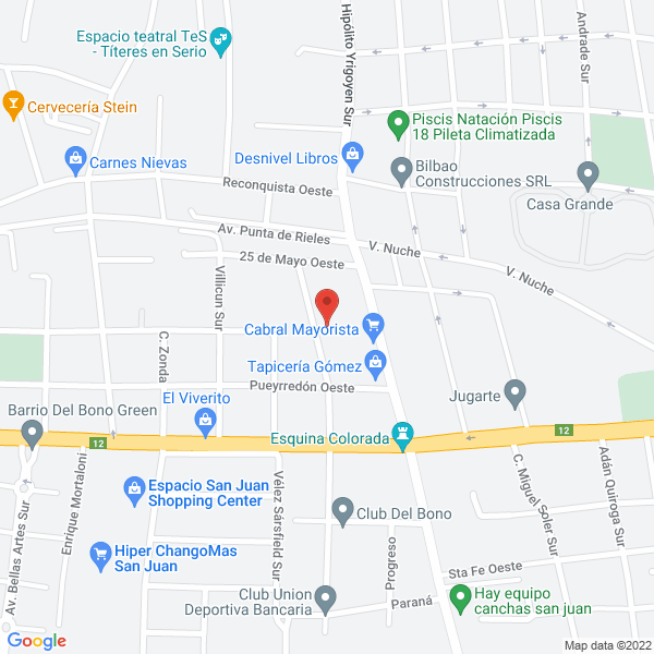 Map of Inmobiliaria Andres Adolfo Gambina