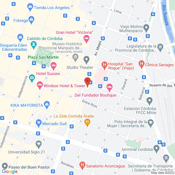 Map of Eras Argentina SA