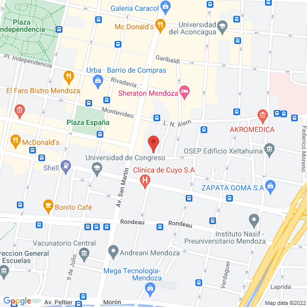Map of Alonso Propiedades
