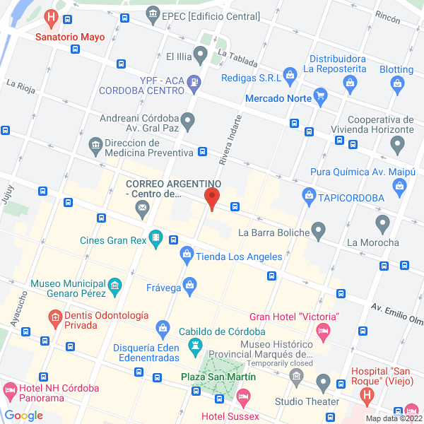 Map of Martin a Carbonari