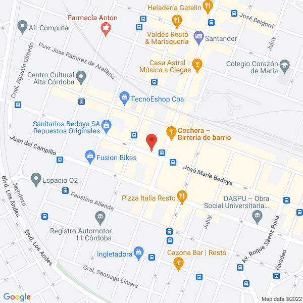 Map of Cooper Jose Luis