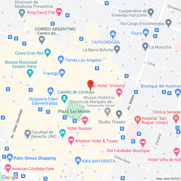 Map of Roque Allende Servicios Inmobiliarios