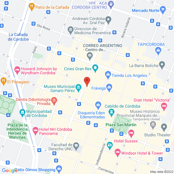 Map of Rondinini Consultores Inmobiliaria