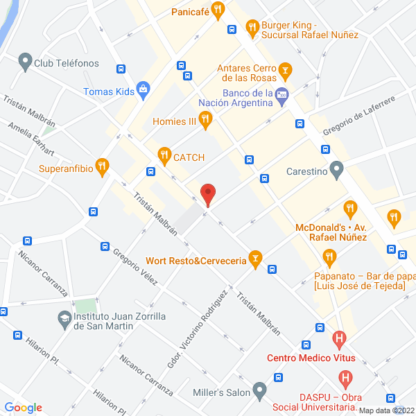 Map of Sebastian Menendez - Negocios Inmobiliarios