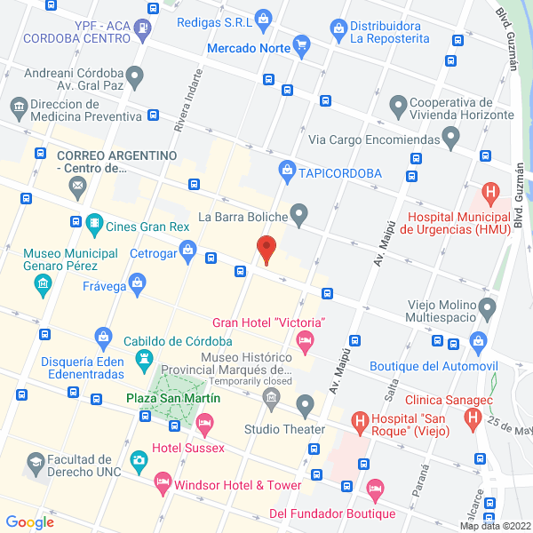 Map of Barrera y Cia
