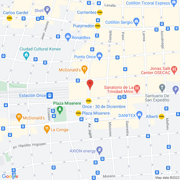 Map of Luz Alfaro