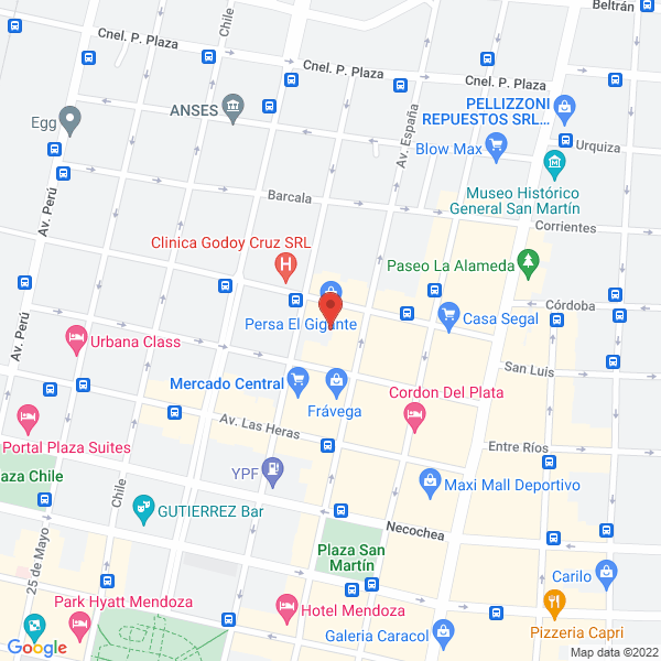 Map of Pizzeria Jairo