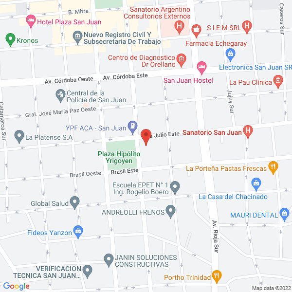Map of Imprenta Grafica 8