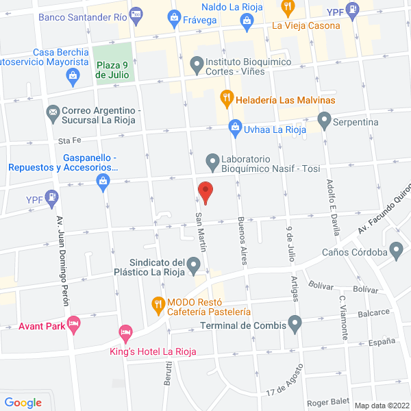 Map of Imprenta Brizuela