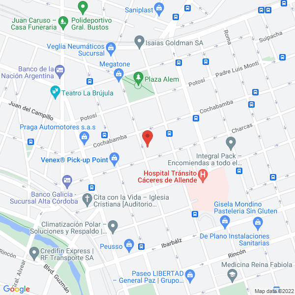 Map of Imprenta Pueyrredon