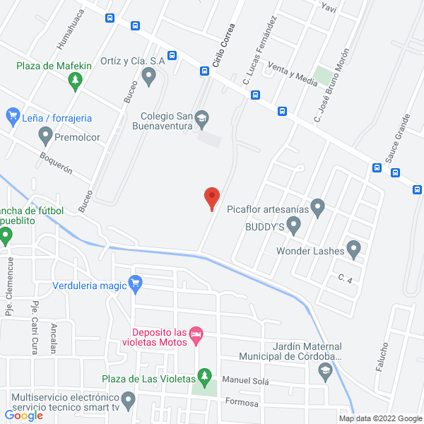 Map of Peralta