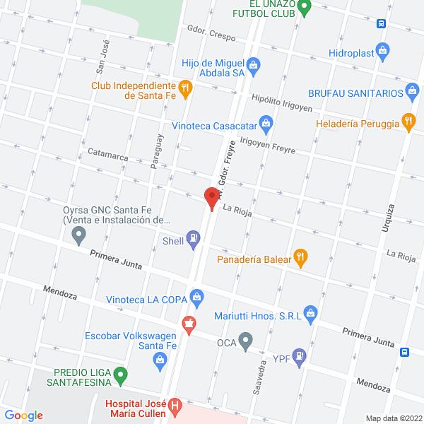 Map of Carranza