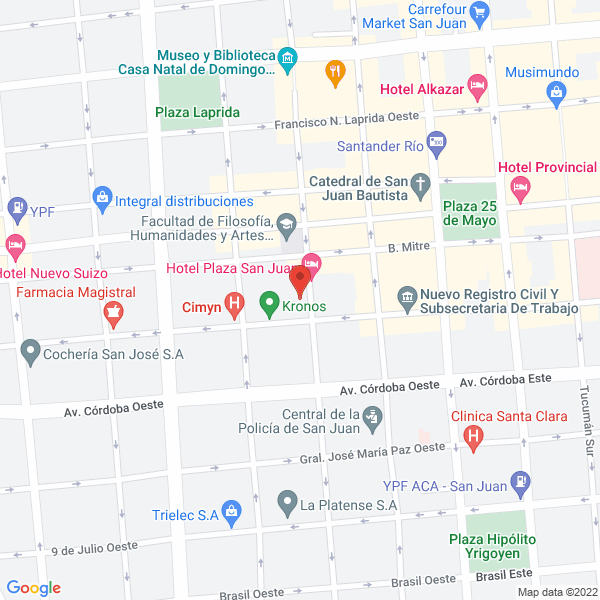 Map of Instituto de Ingles Saint Paul