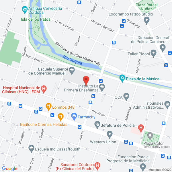 Map of Clases de Aleman