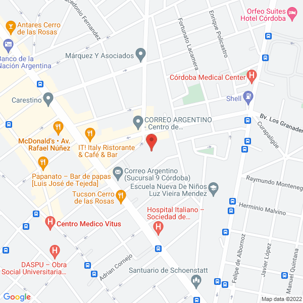 Map of The Red Apple English School