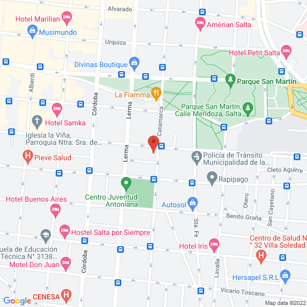 Map of Hostal Tilian