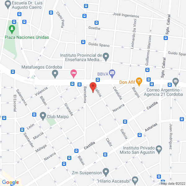 Map of Hotel Monte Carlo